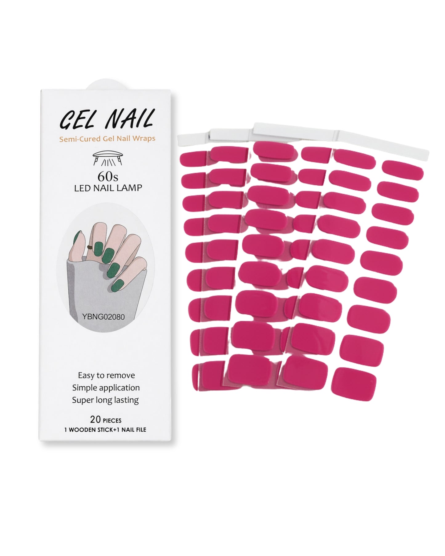 Kit gel de uñas adhesivas